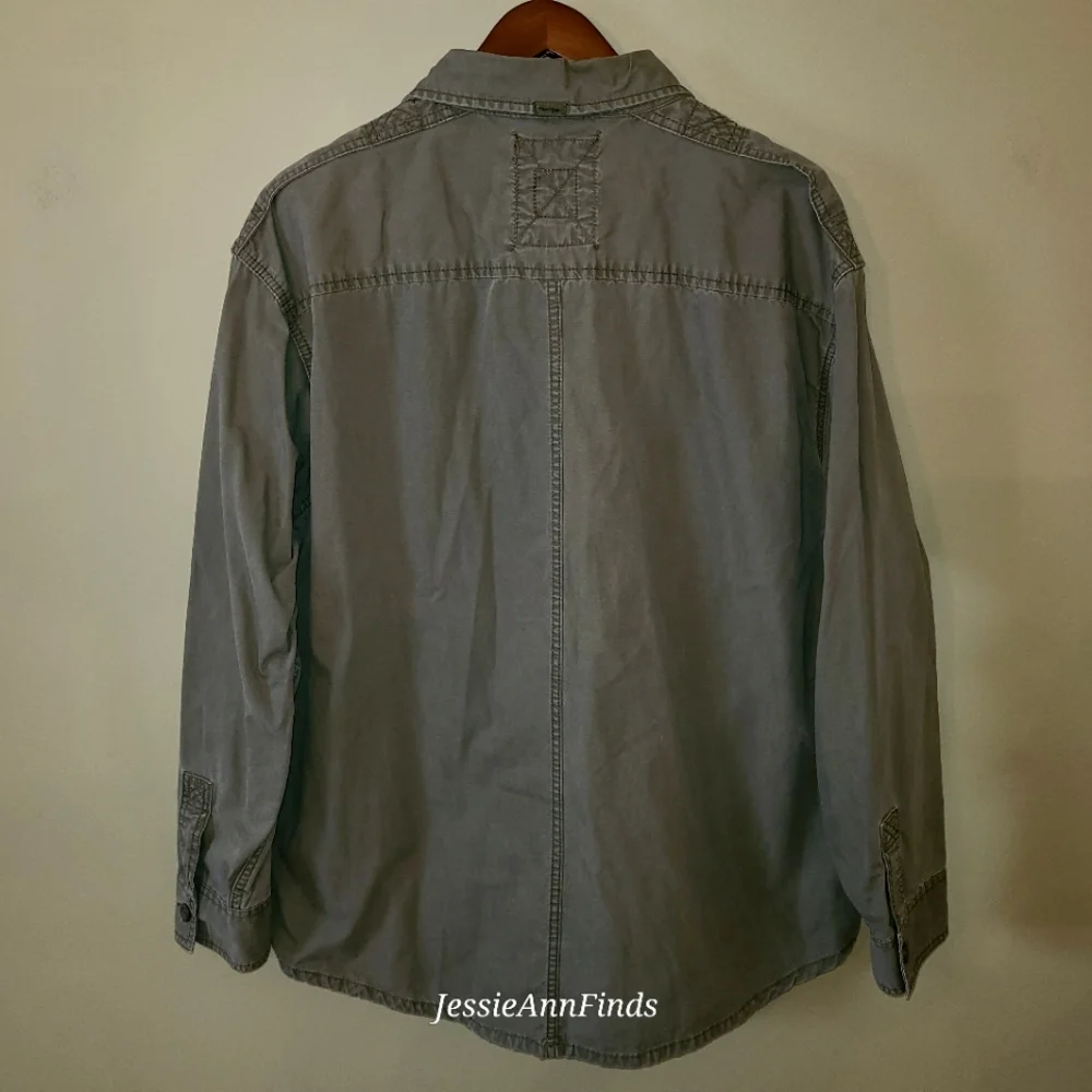 Timberland Green Button Down Shirt Jacket Shacket Men's Size XXL - Picture 9 of 14